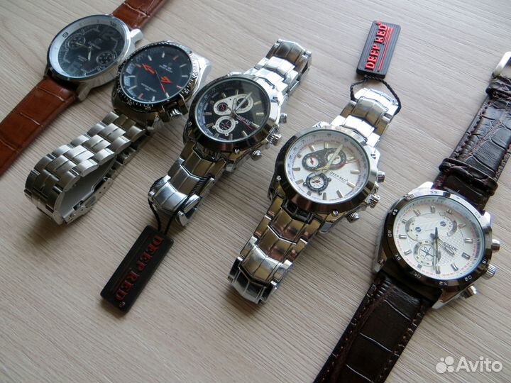 Мужские часы QF, Weide, Deep Red, Yiqin