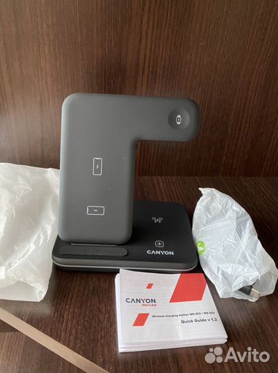 Беспроводная зарядка canyon (CNS-WCS303B) 15 W