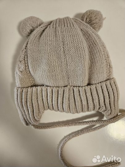 Шапочка зимняя 9-12 мес