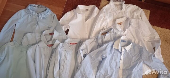 Блузки школьные на девочку