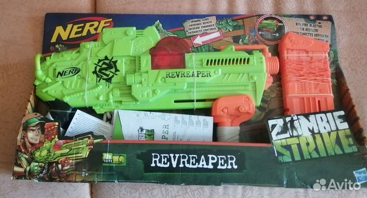 Бластер Nerf zombie strike новый