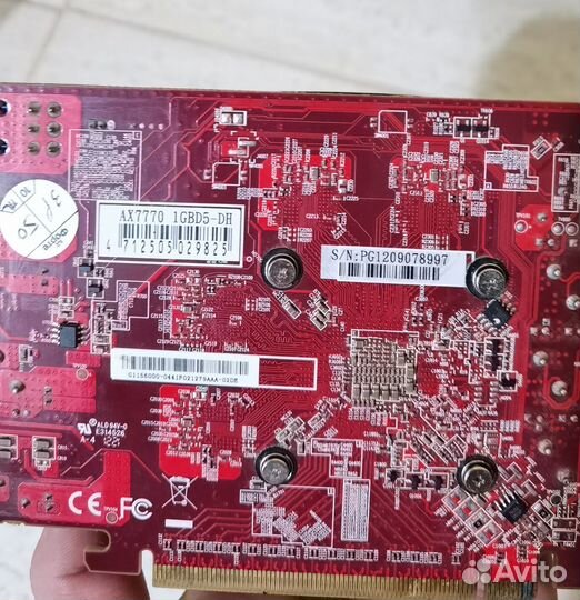 Видеокарта amd radeon HD 7770