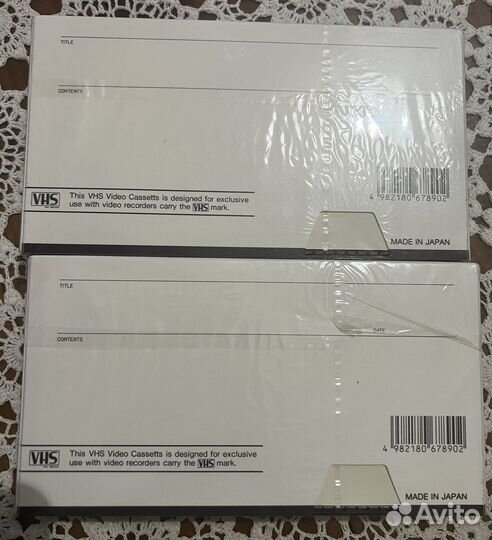 Видеокассеты новые запечатанные