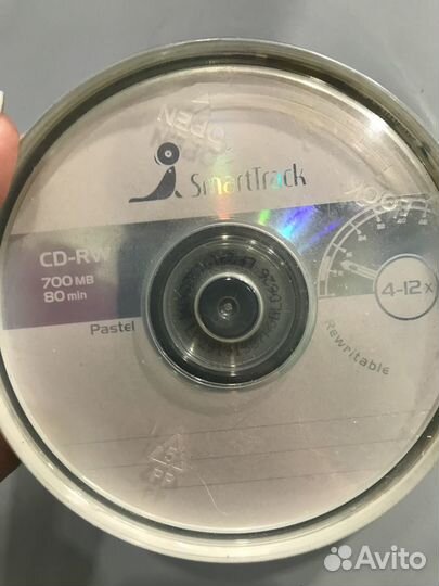Диски cd rw 10шт
