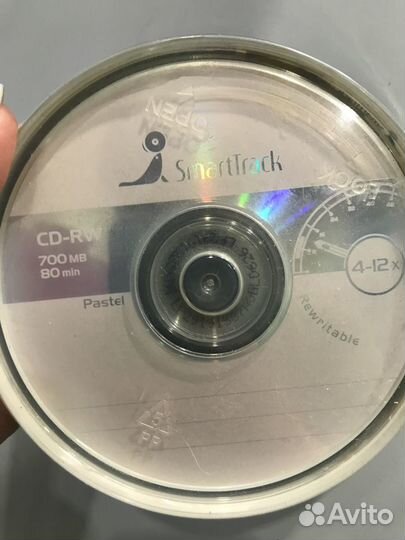 Диски cd rw 10шт