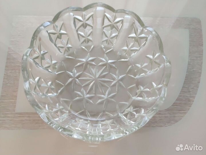 Салатник хрустальный большой