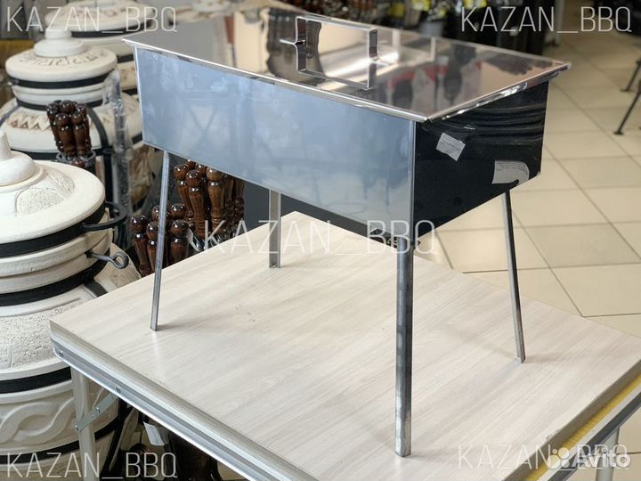 Коптилка горячего копчения из нержавейки