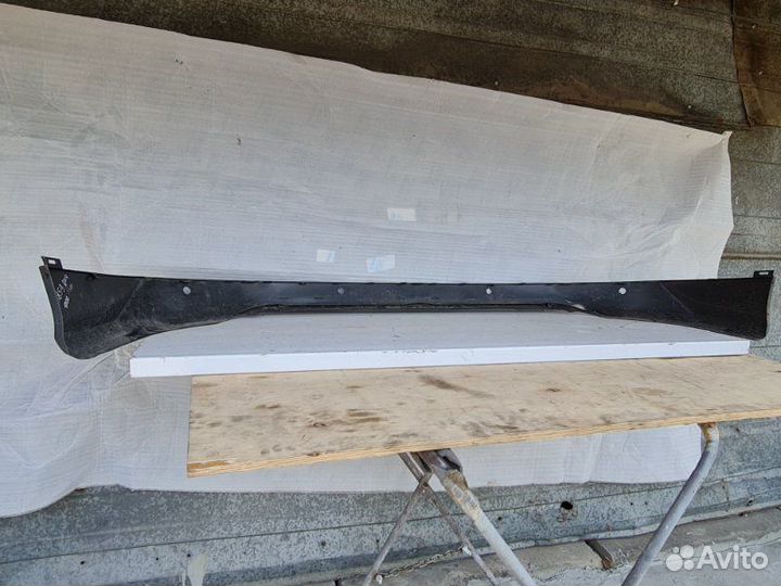 Спойлер (юбка) бампера задний Toyota Rav4 2015+