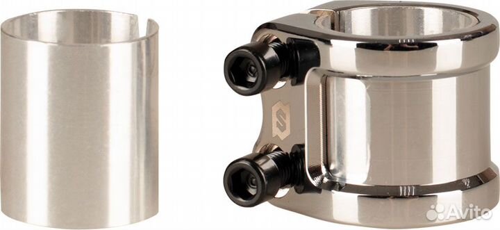 Зажим skip Double хром Ros66