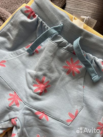 Брюки/штаны комплект 2шт Син 98