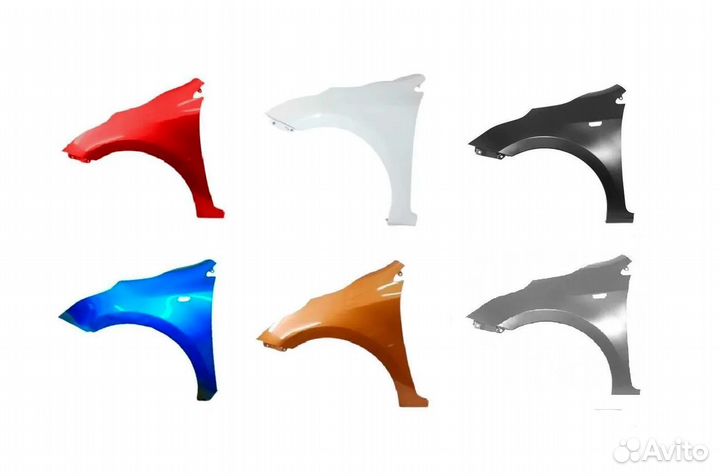 Крыло левое Киа Рио Kia Rio 4 2017 все цвета
