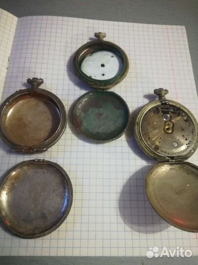 Трое Часов дореволюционных на запчасти