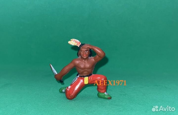 Индейцы гдр, редкие окраски, резиновые, солдатики