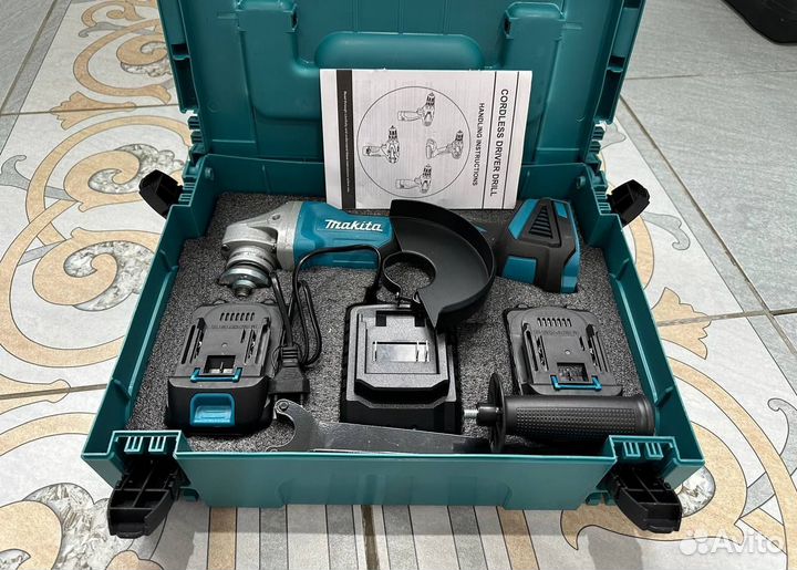 Аккумуляторная болгарка Makita 125мм (Арт.82348)