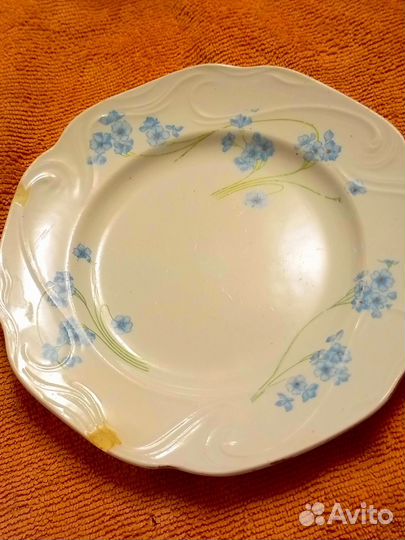 Тарелка пирожковая антиквариат