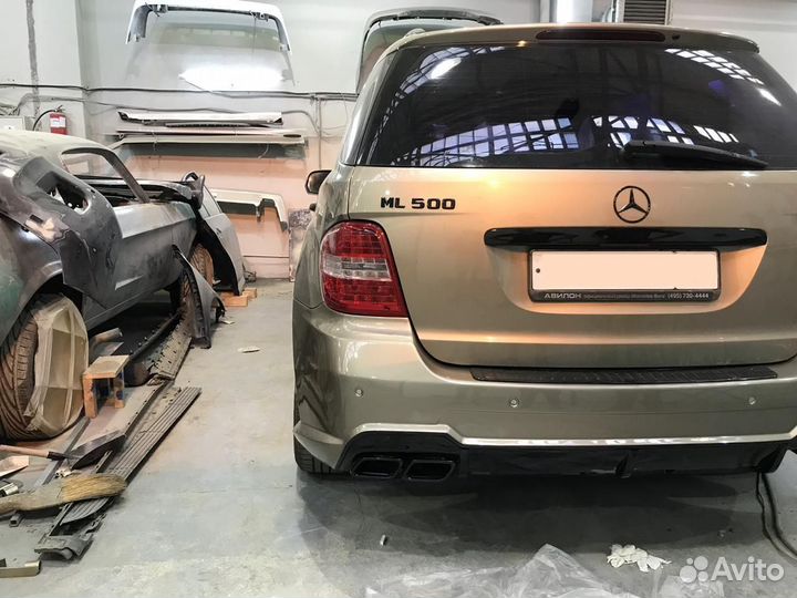 Задний бампер mercedes ML class W164