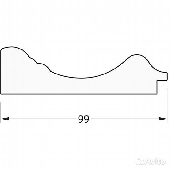 Зеркало Evoform Exclusive 159х69 BY 3576 с фацето
