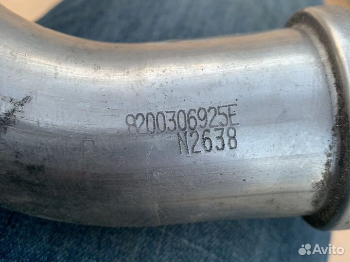 Патрубок интеркулера grand scenic 1,5