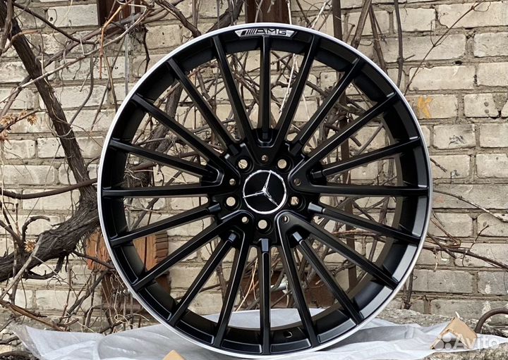 Диски amgr19 black matt 5-112 для Mercedes W213