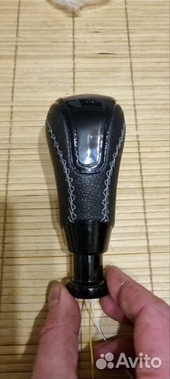 Ручка МКПП кожа с подсветкой