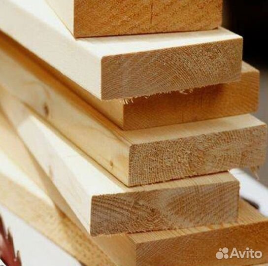 Пиломатериал сухой строганный. В ассортименте