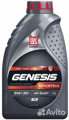 5W-30 genesis armortech FD, 1л, (синт.мотор.масло)