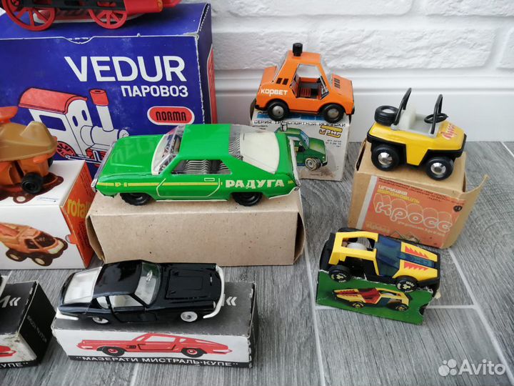 Игрушки СССР машинки