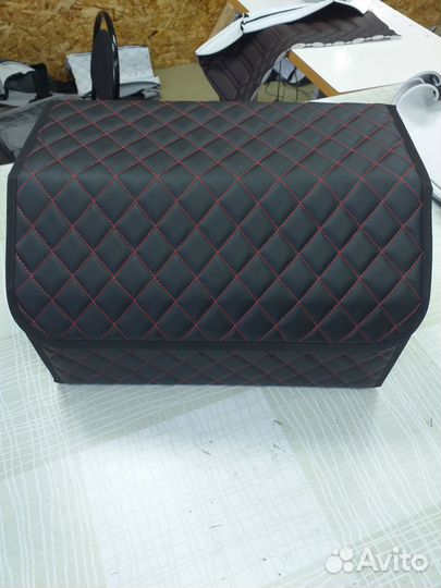 Органайзер в багажник автомобиля ромб красный