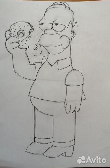 Рисунки на заказ мультяшки