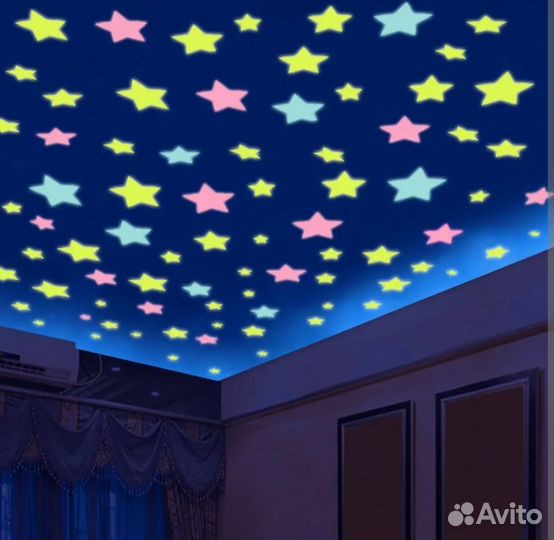 Звезды на потолок и стену бесплатно