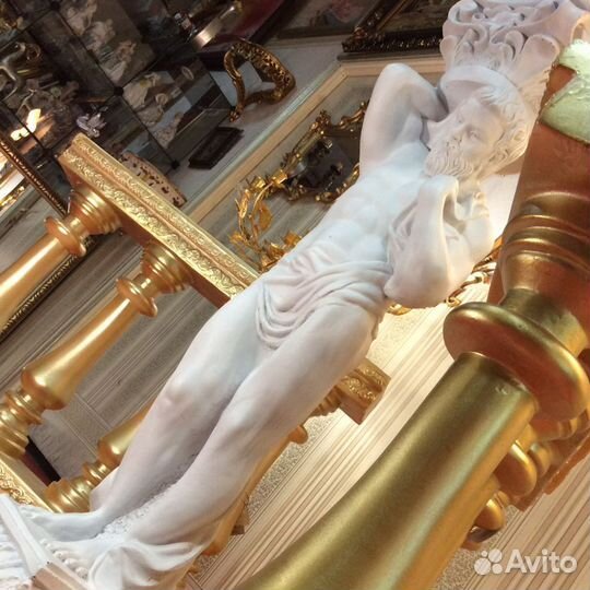 Статуя интерьерная с вазоном «Зевс», 115см