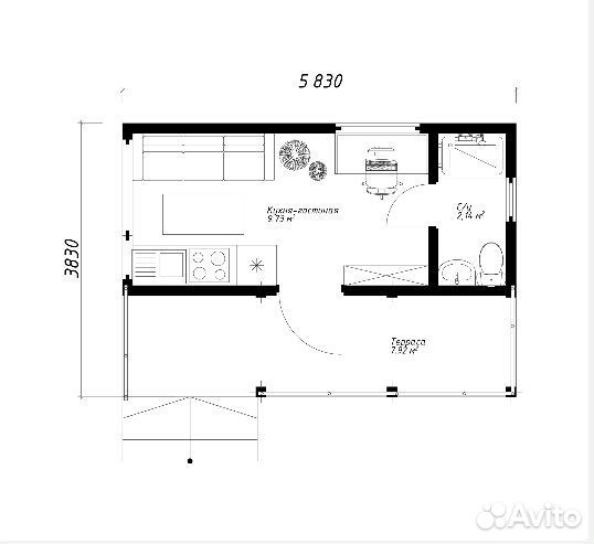 Модульный дом в современном стиле