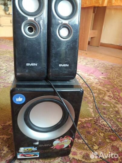 Колонки для компьютера с сабвуфером Sven