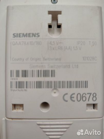 Комнатный модуль Siemens QAA78.610/180 безпроводно