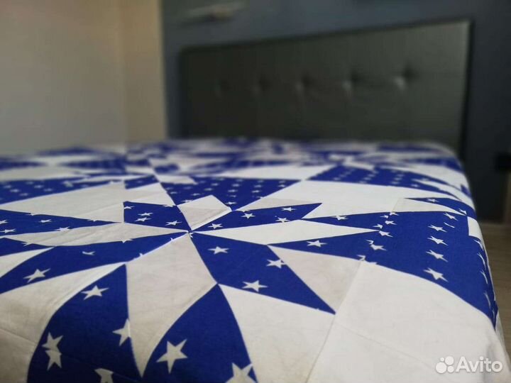 Лоскутное покрывало ручной работы, новое