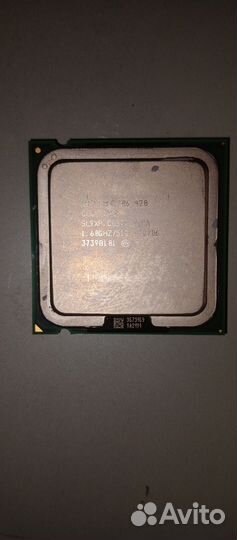 Материнская плата с процессором и памятью