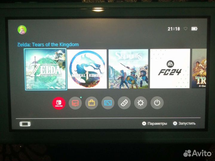 Nintendo switch lite прошитая 32+128 gb +1000 игр