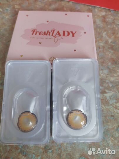 Линзы для глаз янтарные