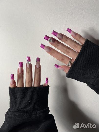 Маникюр, покрытие гель лак, наращивание ногтей