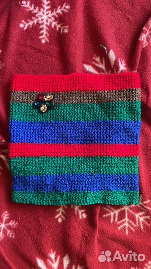 Шарф вязанный