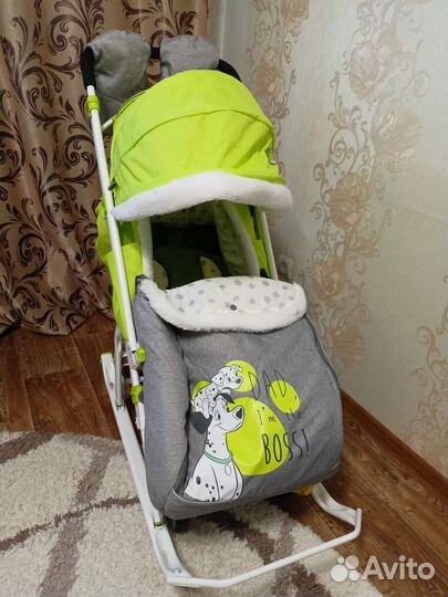 Детские санки коляска