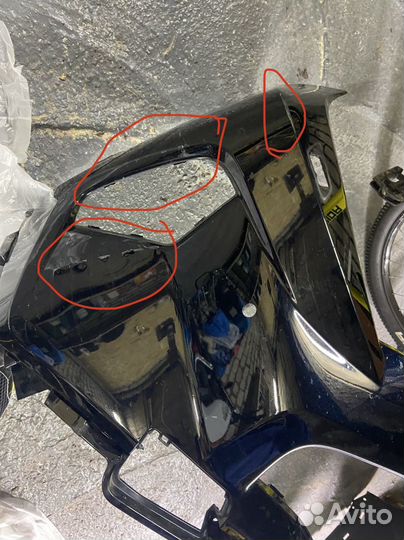 Бампер передний на Toyota Rav4 2020 г