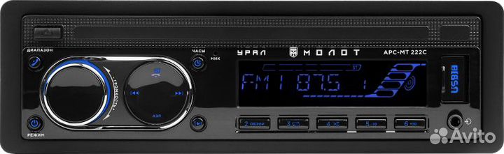 Автомагнитола Урал Молот арс-мт 222С с Bluetooth