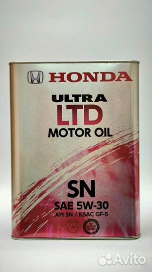 Масло моторное Honda SN 5w-30