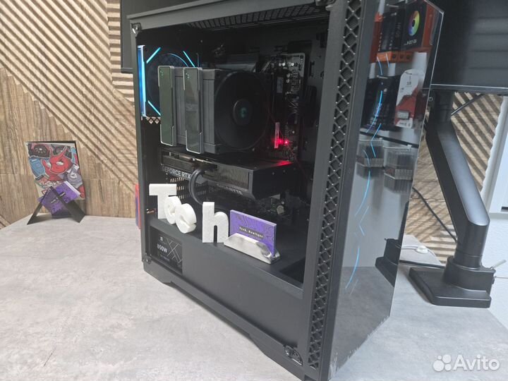 Стильный мощный пк 7700 + 4070 ti