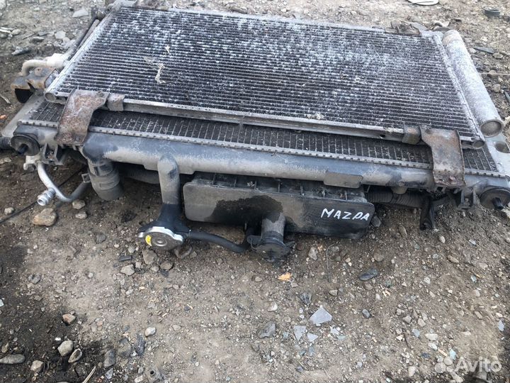 Радиатор охлаждения двигателя Mazda 6 GG 2002