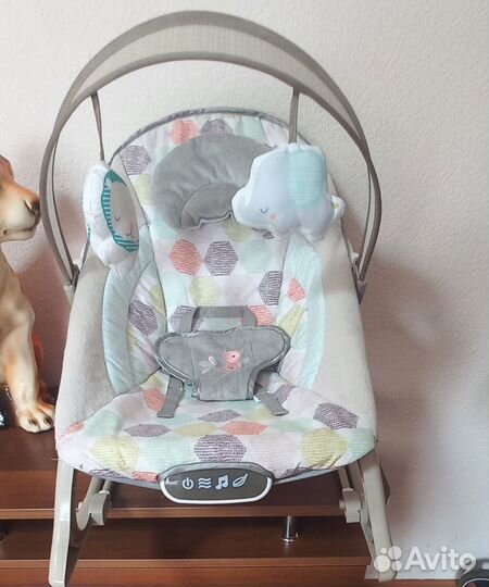 Детская качеля шезлонг