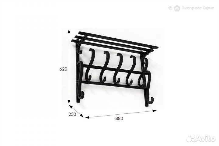 Вешалка настенная В 7Н 6780