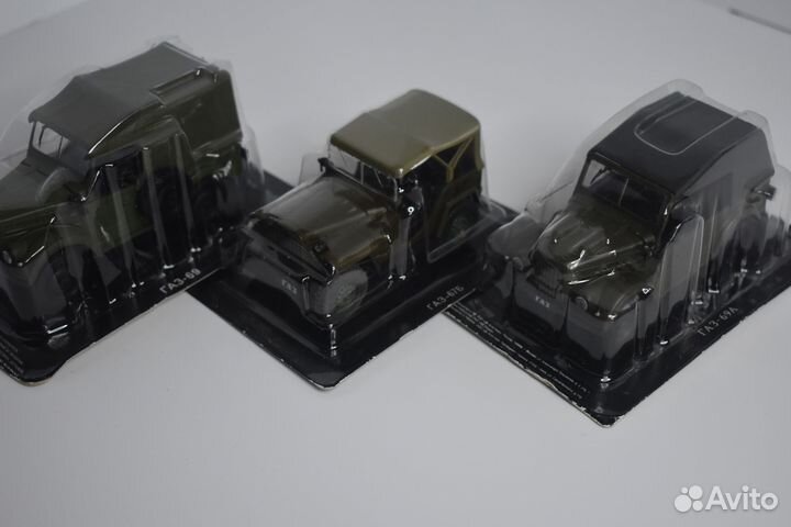 Газ, Волга, Победа Автолегенды Модели 1:43