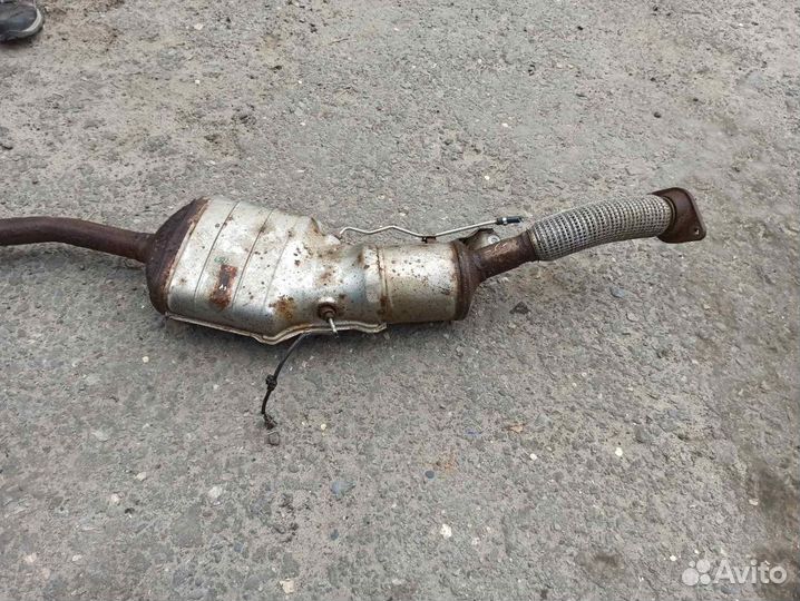 Труба выхлопная глушитель катализа Рено дастер 2